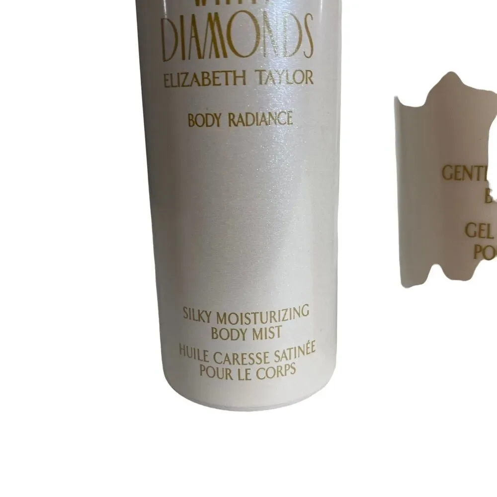 White Diamonds Elizabeth Taylor Body Radiance Satin Body Talc Body wash & Mist